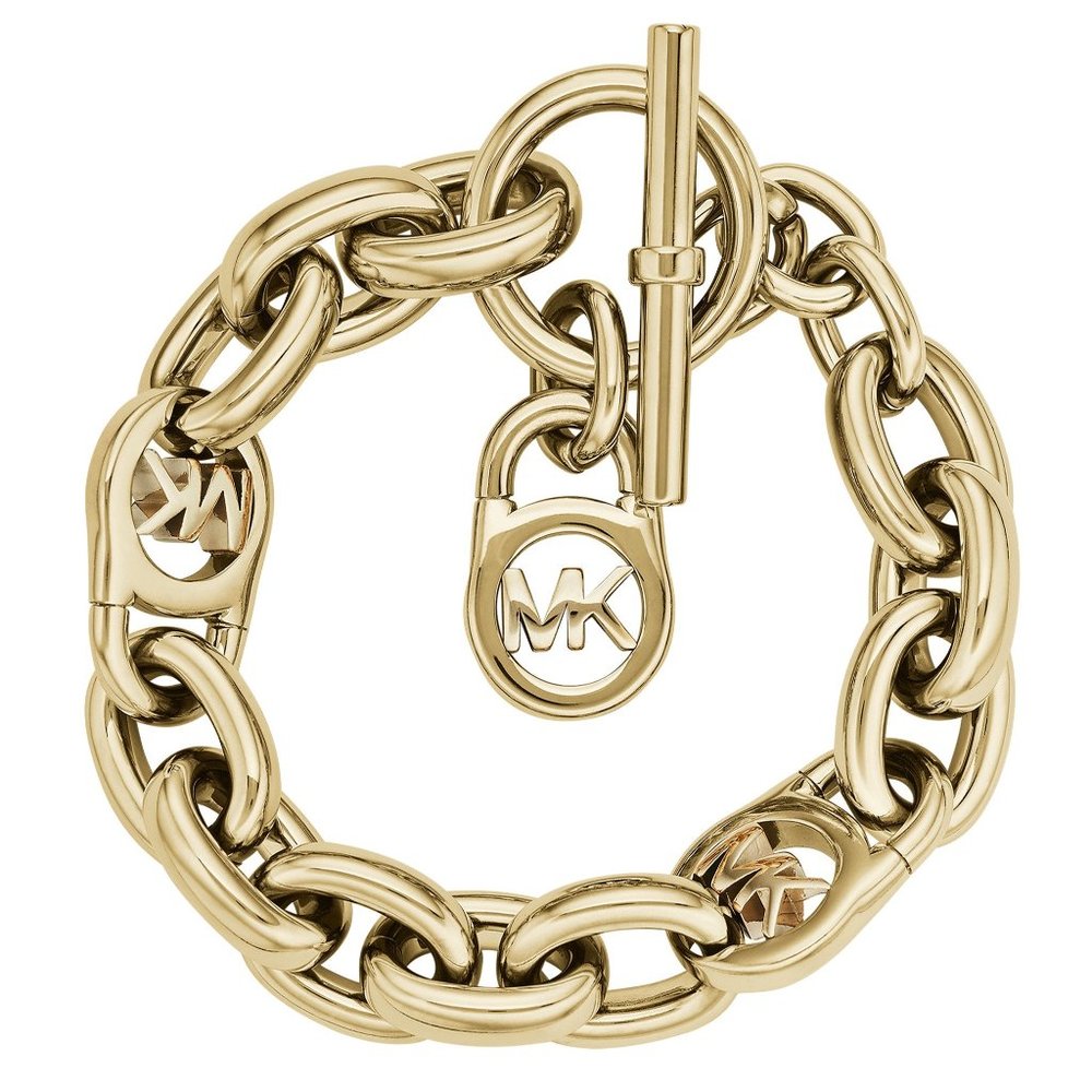 Michael Kors Heritage Toggle Lock Logo Bracelet